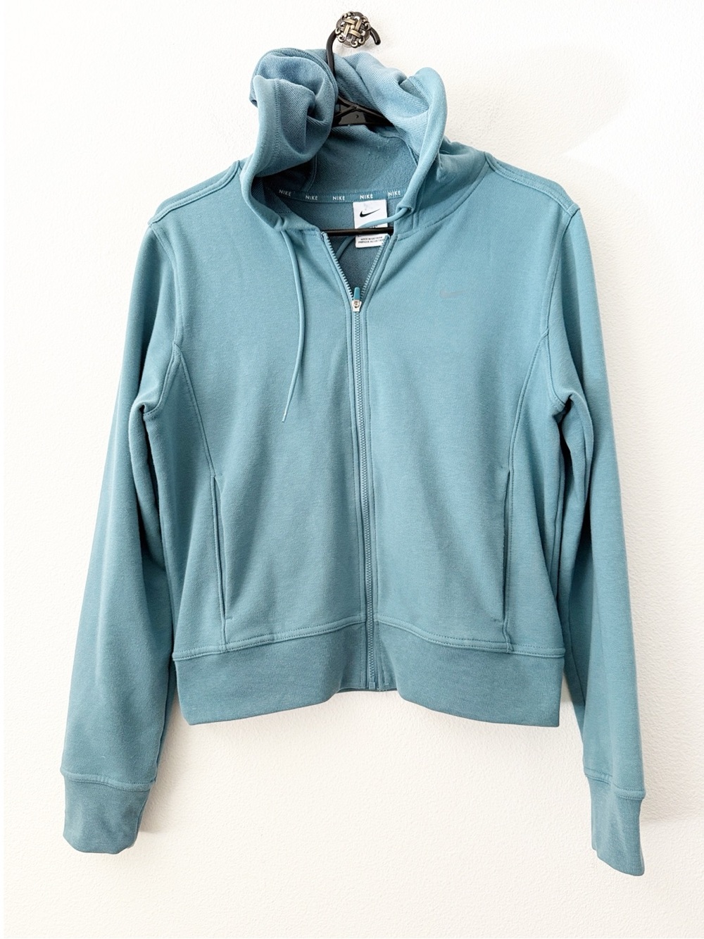 Nike Women's Teal Zip-Up Hoodie